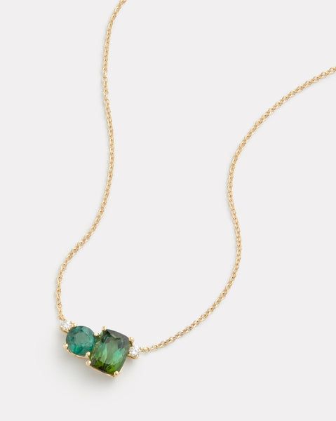 18K Yellow Gold Green Tourmaline Round and Emerald Cut Pendant Necklace with Diamonds, .13 TCW16 Inches, Pendant is 3/4 Inch Long x 1/2 Inch Wide  Style# YNREGTGTW Jewelry Product Shots, Jewelry Showcase, 16 Inch Necklace, Tourmaline Pendant, Jewelry Showcases, Emerald Pendant, Tourmaline Necklace, Stone Pendant Necklace, Emerald Cut Diamonds