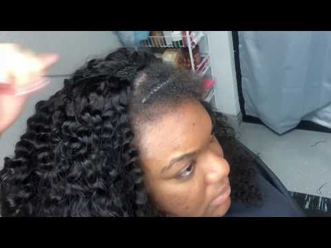 Flip Over Method 4c Hair | TGE HAIR - YouTube Flip Method Sew In Weave, Flip Over Method Sew In, Curly Flip Over Method Sew Ins, Curly Weave Styles, Flip Over Method, Quick Weave Curly, Curly Sew In Weave, Sew In Curls, Deep Wave Weave Hairstyles