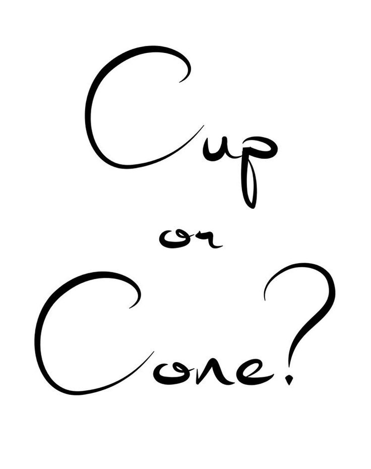 the words cup or one are drawn in black ink on a white background with a handwritten