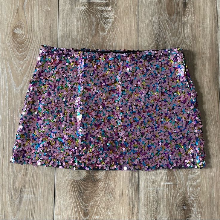 Urban Outfitters Lulu Sequin Mini Skirt Pink, Blue, Yellow New With Tags Multicolor Mini Skirt For Spring Night Out, Spring Multicolor Mini Skirt For Night Out, Trendy Multicolor Mini Skirt For Party, Purple Party Skort For Spring, Urban Outfitters Multicolor Bottoms For Spring, Lined Skirt From Urban Outfitters For Night Out, Urban Outfitters Lined Skirt For Night Out, Pink Skort With Lined Skirt For Night Out, Multicolor Mini Skirt For Night Out