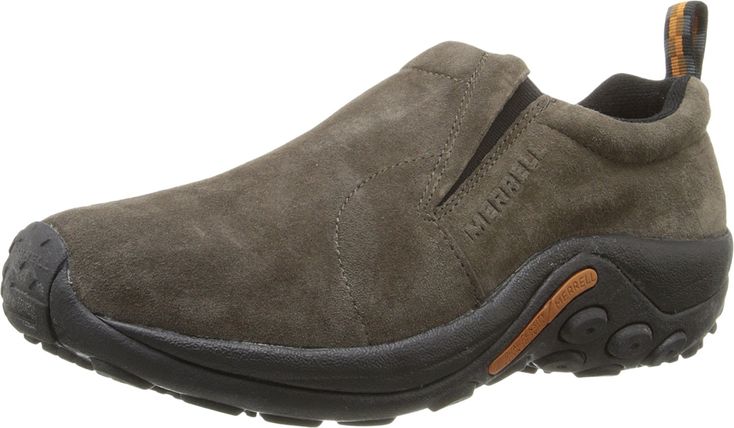 PRICES MAY VARY. Slip lasted construction Water-resistant pig suede or leather upper with dual instep goring for a secure yet flexible fit Please note that the Black Slate color images are correct; It is a dark brown shoe The Jungle Moc slip-on from Merrell&reg is ideal for outdoor enthusiasts seeking easy-on, supportive, and comfortable shoes for use after a day on the trail This moc creates your ultimate low-maintenance shoe, featuring a smooth suede leather upper and Merrell air cushion under Target Heels, Leather Slip On Shoes, Merrell Shoes, Best Sneakers, Leather Slip Ons, Nice Shoes, Smooth Leather, Slip On Shoes, Comfortable Shoes