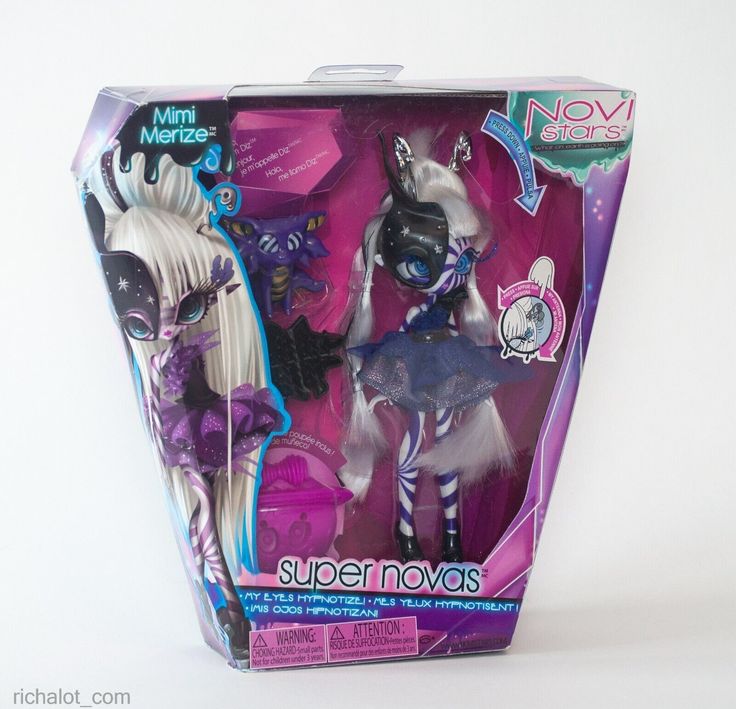 two dolls are in the packaging for their new toy line, supernova's