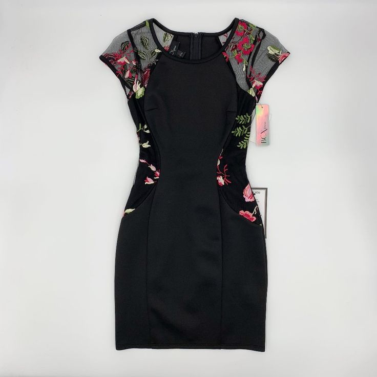 Bcx Black Dress Size 1 Fitted Black Mini Dress For Spring, Black Sleeveless Floral Print Bodycon Dress, Sleeveless Lined Black Bodycon Dress, Black Sleeveless Lined Bodycon Dress, Sleeveless Black Lined Bodycon Dress, Black Lined Bodycon Dress, Fitted Black Lined Dress, Spring Black Bodycon Dress, Black Floral Print Mini Bodycon Dress