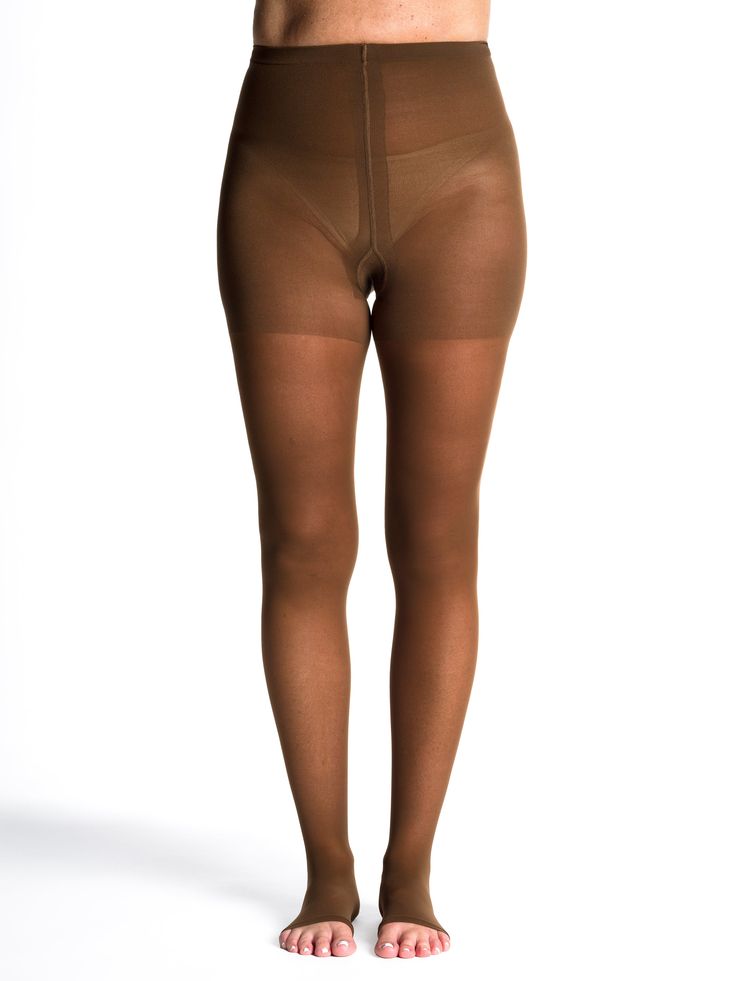 Style Sheer hosiery offers fashionable sheerness you can feel comfortable in, making it ideal for dress and professional wear.; Fashionable for professional and dress wear,; Consistent sheerness throughout leg,; Double-covered inlay yarns provide comfort and allow product to easily glide on and off.; Comfortable Sensinnov® top band prevents slipping. High Waist Compression Legwear In Solid Color, Sheer High-cut Leg Bottoms, Solid High-cut Leg Tight Hosiery, Fitted High Waist Stockings, Sheer Stretch Bottoms In Solid Color, Solid Fitted Hosiery For Work, Brown Stretch Thigh High Legwear, Fitted Solid Hosiery For Workwear, Brown Stretch Thigh-high Legwear