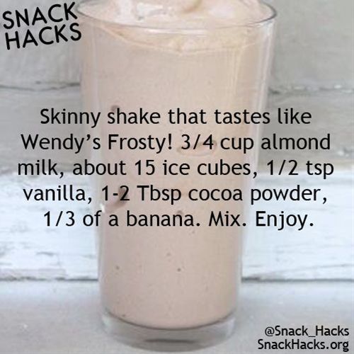 a smoothie in a tall glass is shown with information about the ingredients and how to make it