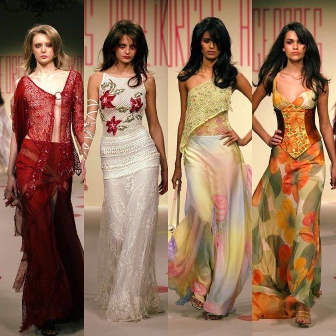 bezh ིྀ on X: "graphed hobeika spring summer 2003 haute couture IM OBSESSED https://t.co/9orMKBInff" / X 90s Red Carpet, Pisces Fashion, Spring Fashion Chic, Im Obsessed, Runway Fashion Couture, Concept Clothing, Prom Dress Inspiration, Pretty Prom Dresses, Dressy Dresses