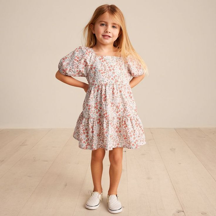 Baby & Toddler Girl Little Co. by Lauren Conrad Tiered Dress Toddler Girl Outfits Winter, Photo Outfit Ideas Summer, Toddler School Outfits, Toddler Spring Dress, Toddler Girl Dresses Summer, Toddler Girl Outfits Summer, Girls Spring Dresses, Cute Casual Dresses, Summer Outfits Kids