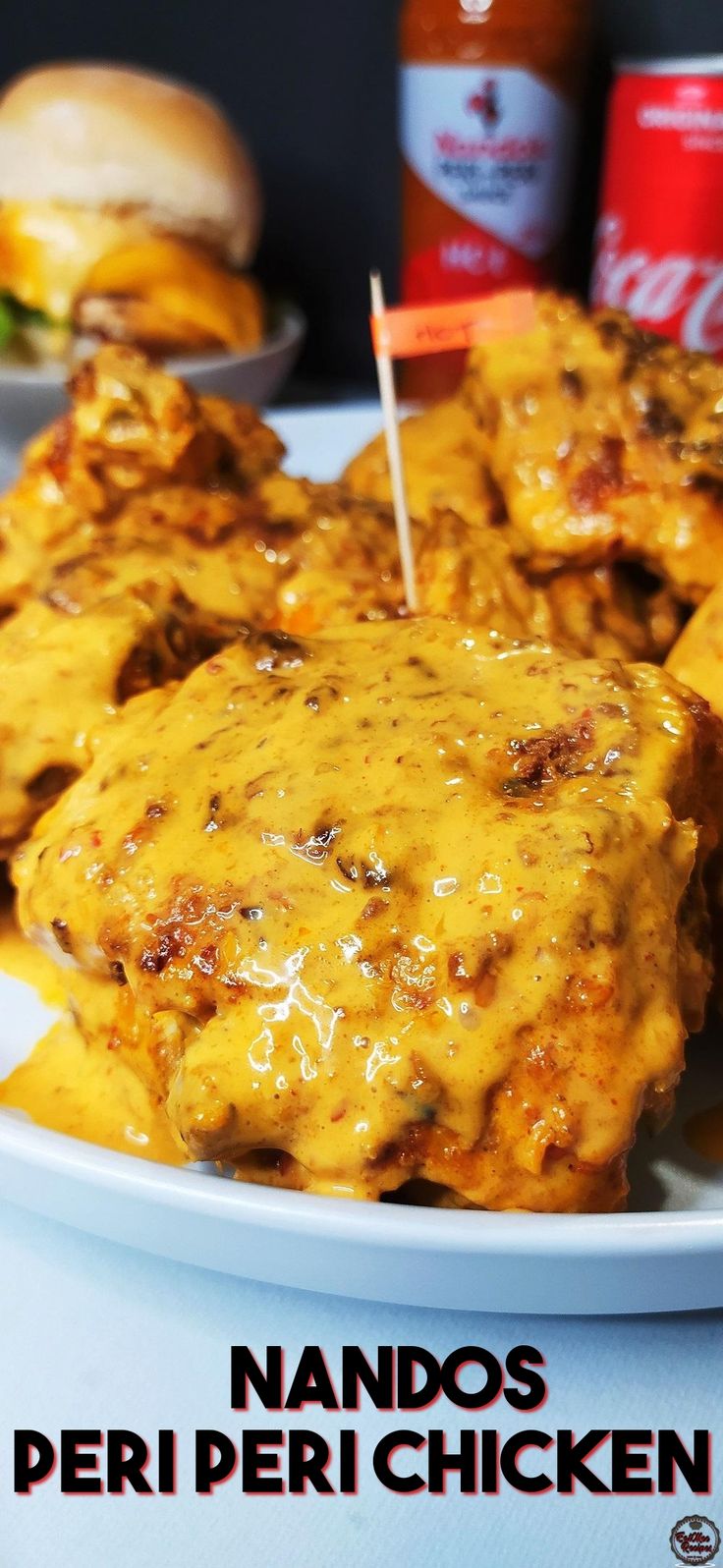 Nandos Peri Peri Chicken Recipe How To Make Nandos Chicken, Chicken Western Recipe, Portuguese Peri Peri Chicken, Nando's Chicken Recipe, Nando’s Chicken Recipe, Chicken Nandos Recipe, Nando Chicken Recipe, Nandos Butterfly Chicken, Nandos Lemon And Herb Chicken Recipe