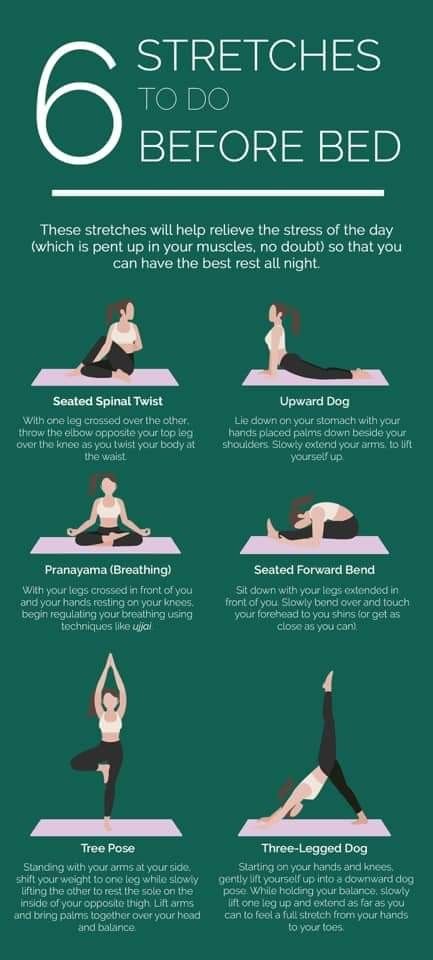 the 6 stretches to do before bed yoga poses for beginners, stretching exercises and more