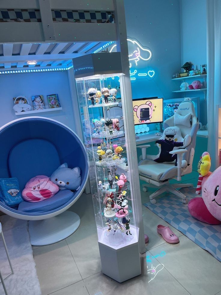 a room filled with lots of toys and furniture