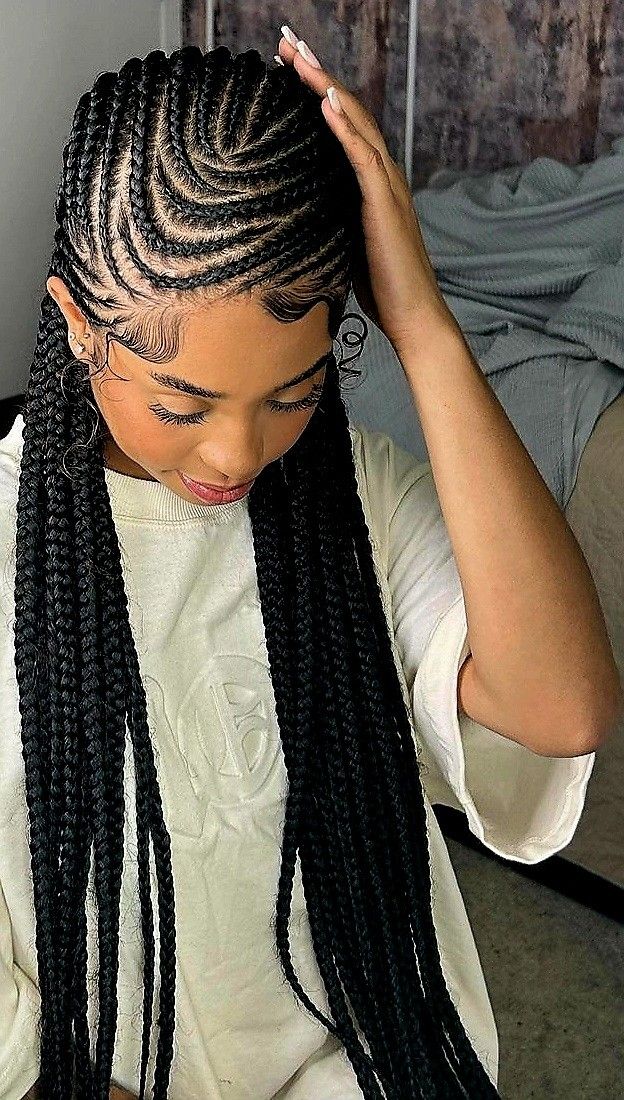 Womens Cornrows Styles, Crown Rows Braids, African Cornrows, Corn Row Braids Black Women, Natural Cornrows, Cornrows With Beads, Corn Rows, Cornrows Natural Hair, Cornrows Braids For Black Women