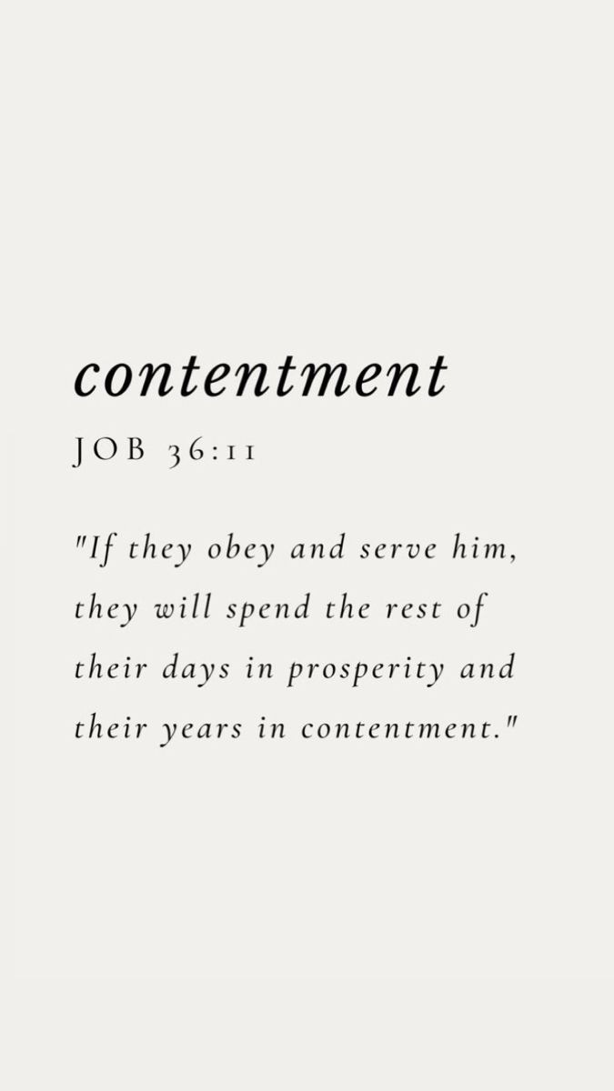 a white background with the words contentment and an image of a clock on it