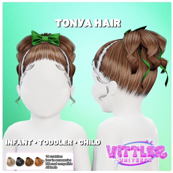 Tonya Infant Toddler Child Hair - The Sims 4 Create a Sim - CurseForge Sims 4 Vampire Skin Details, Sims 4 Daylife Sims Hair, Sims 4 Cc Hair Infant Boy, Alpha Infant Hair Sims 4, Newsea Sims 4 Hair, Cc Sims 4 Infants Hair, Sims Todlers Cc, Infant Mods Sims 4, Sims 4 Baby Hair Cc