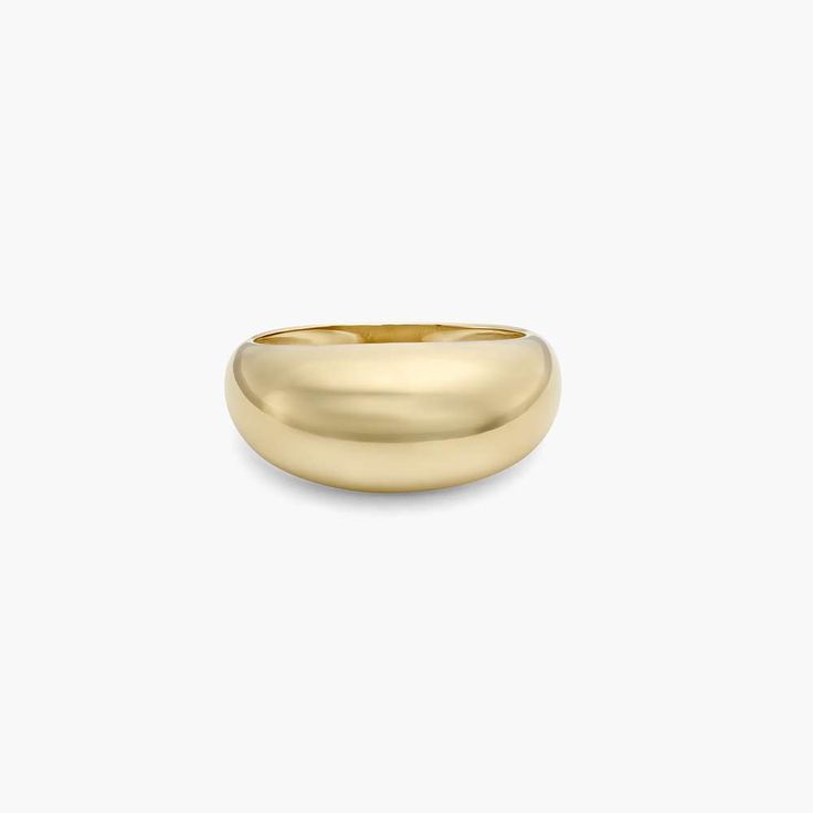 Gold Initial Ring, Trendy Rings, Mother Jewelry, Dome Ring, Trendy Ring, Anniversary Jewelry, Mothers Necklace, Ring Collection, Mom Jewelry