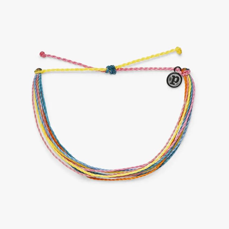 The Birthday Project Front View String Friendship Bracelets, Charity Donation, Birthday Projects, Party Projects, Pura Vida Bracelets, Awareness Bracelet, Multi Strand Bracelet, Black Peach, Bracelet Men