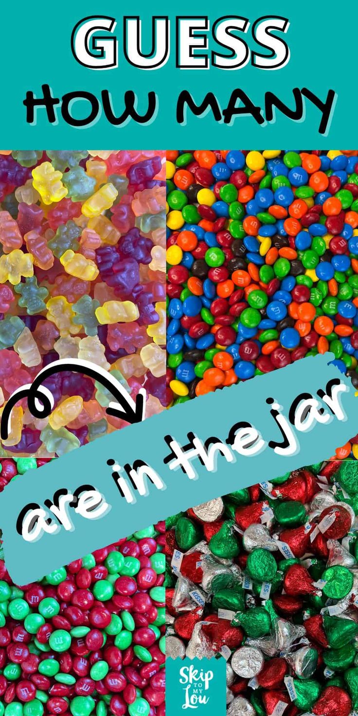 there are many different types of gummy candies in the image and text below