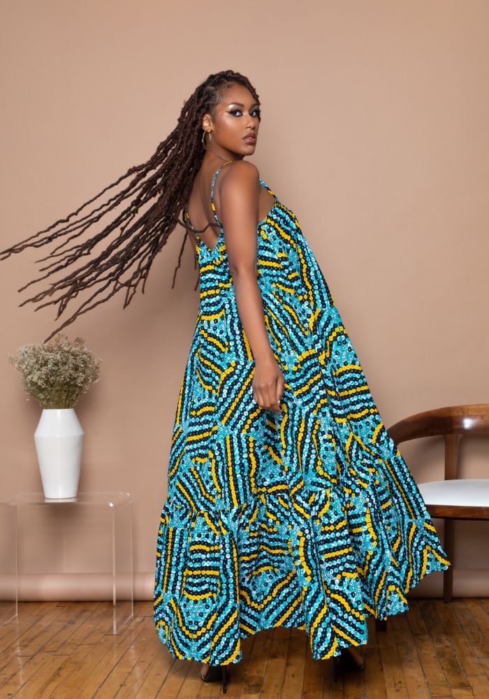 Please be advised that sold out sizes will not be restocked. You'll love the way this maxi dress moves with you during everything from a day at the beach to a night on the town. The artistic touch adds an unexpected element of class to your summer look, guaranteed to make heads turn. XS S M L XL 2XL 3XL BUST 31½ 34½ 37¾ 41 45½ 50½ 55 WAIST 25¼ 28½ 31½ 34½ 39½ 44 53½ Hips 34½ 37¾ 41 44 48 52 56 Length 44 44 44 44 46 46 46 Breezy Maxi Dress For Summer, Breezy Flowy Long Maxi Dress, Flowy Long Maxi Dress In Breezy Style, Flowy Breezy Long Maxi Dress, Breezy Multicolor Maxi Dress, Spring Beachwear Backless Maxi Dress, Breezy Multicolor Maxi Dress For Beach Season, Breezy Flowy Multicolor Maxi Dress, Summer Breezy Floor-length Maxi Dress