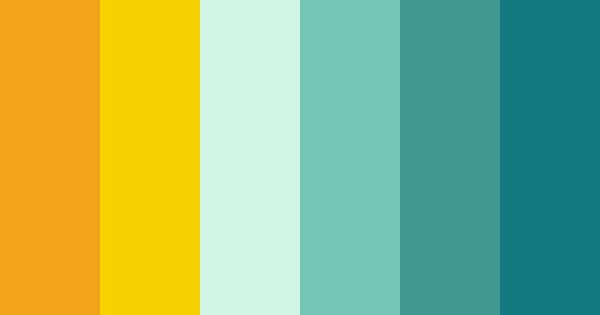 an image of a color palette with different shades and colors on it, including yellow, green