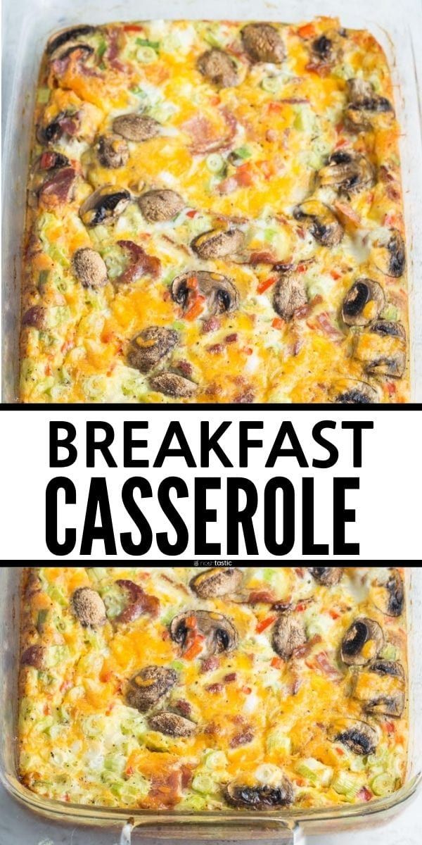 a casserole dish with mushrooms and cheese in it