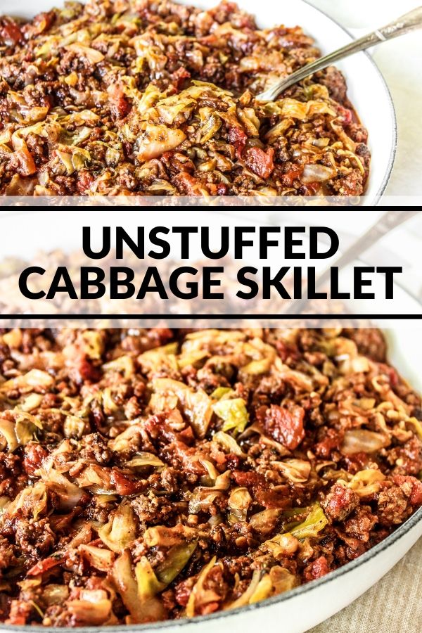 this is an unstufffed cabbage skillet