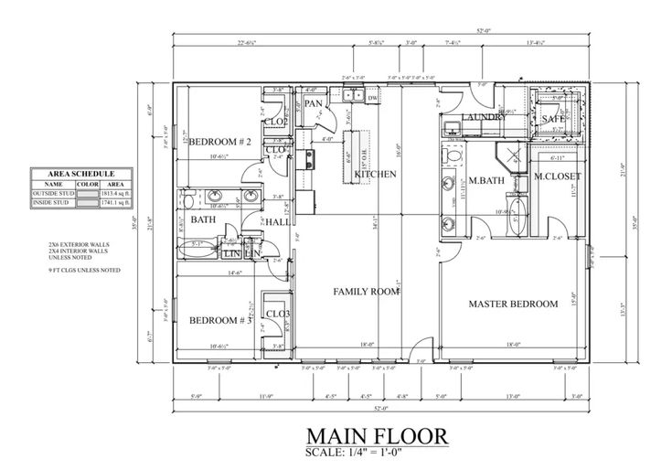 the main floor plan for a home with two bedroom and an attached kitchen, living room and