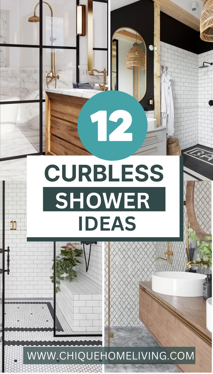 the 12 best bathroom shower ideas for small spaces in your home, including tubs and sinks