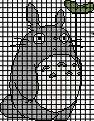 an image of a cartoon character made out of pixels