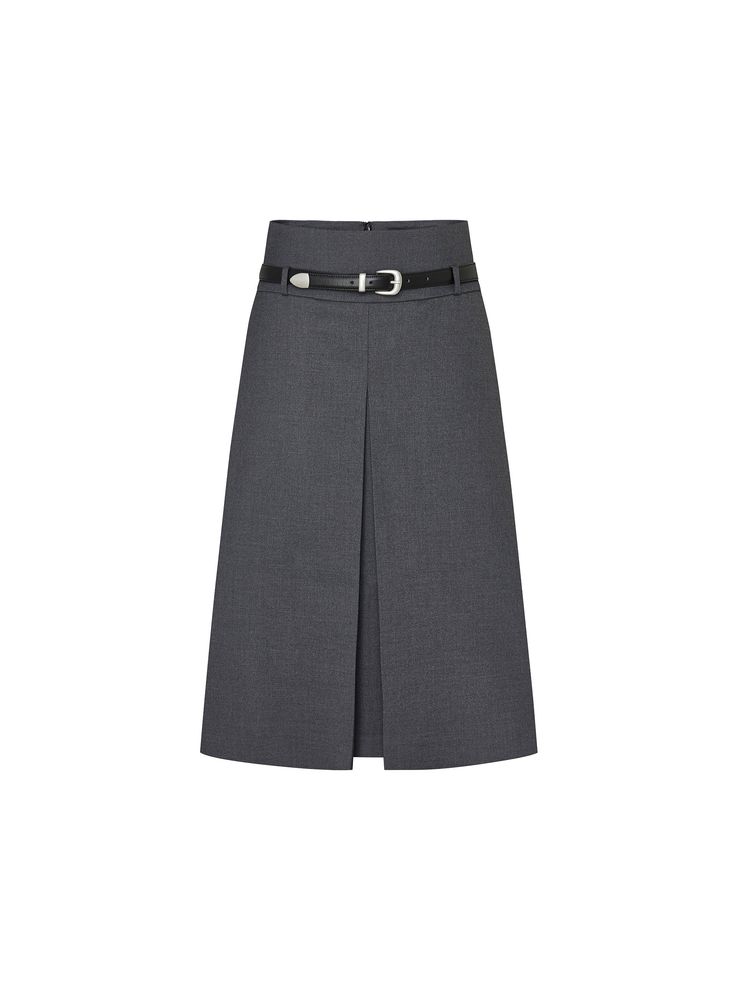 MO&Co. Women's Pleated Midi Skirt with Belt Features : - Pleated front skirt with belt, back zipper- High waist A-line silhouette- Midi length, side pockets and back mock pockets Code: MBC1SKTT01The back length of size S is 61.5cmMATERIALS & CARE Material: 69% Polyester 29.3% Viscose 1.7% SpandexGentle machine wash below 30°CDo not bleach, hang to dryDo not tumble dry, low ironDo not soak, do not expose to the sunWash with neutral detergentMesh bag, wash with like colorsNote: Remove accessories Black Skirt With Belt Detail For Work, Black Workwear Skirt With Belt Detail, Fitted Pleated Skirt With Belt Loops For Fall, Relaxed Skirt With Belt Detail For Spring, Relaxed Fit Skirt With Belt Detail For Spring, Elegant Relaxed Skirt With Belt, Elegant Skirt With Belt, Fitted Belted Pleated Skirt For Work, Fall Pleated Skirt With Belt Loops For Work