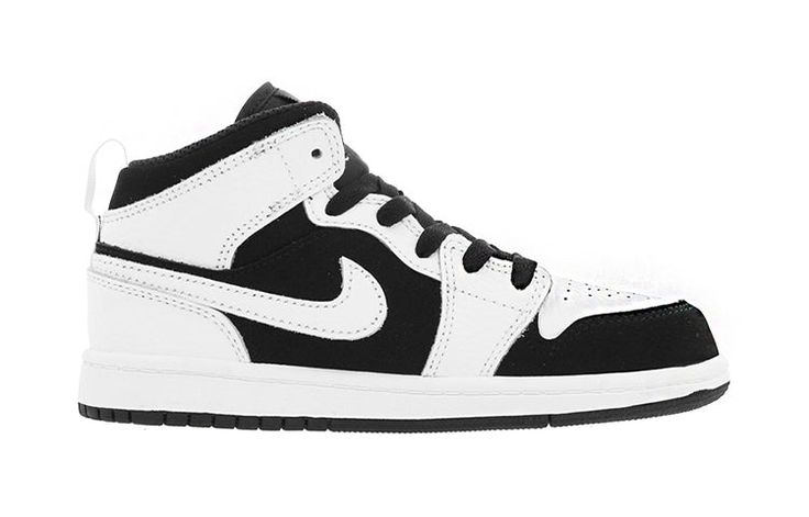 Nike Air Jordan 1 Retro Mid PS Tuxedo 640734-113 Air Jordan 1 Mid White, Air Jordan 1 Mid Black, Black Nike Sneakers, Jordan 1 Mid White, Jordan Shoes Girls, Black Shoes Men, Black Jordans, Nike Shoes Jordans, Nike Air Jordan 1 Mid