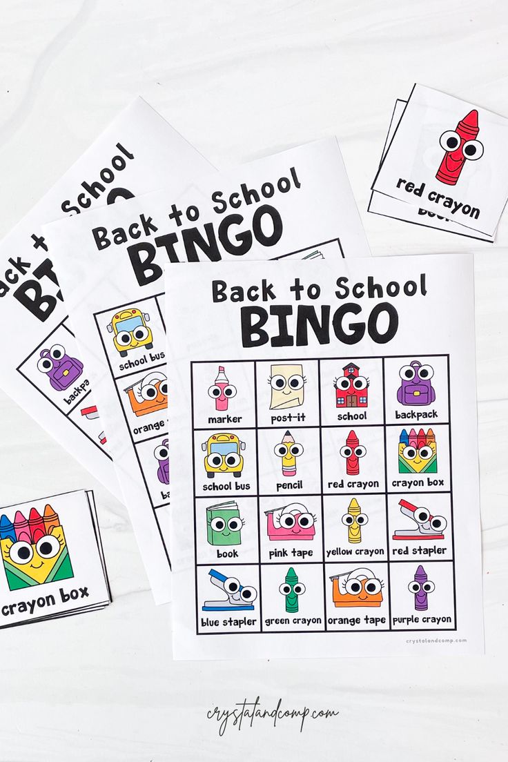 the back to school printables are on top of each other