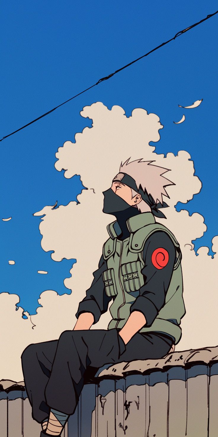 Aesthetic Kakashi, Kakashi Hatake Wallpapers, Naruto Phone Wallpaper, Naruto Cool, Kubo And The Two Strings, Anime Picture Hd, Wallpaper Cartoon, Manga Wallpaper, Best Anime Drawings