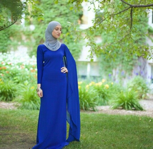 Royal Blue Royal Blue Hijab Outfit, Blue Hijab Outfit, Blue Hijab, Hijabi Outfit, Hijab Chic, Evening Dresses Elegant, Dresses Elegant, Scarf Design, Hijab Outfit