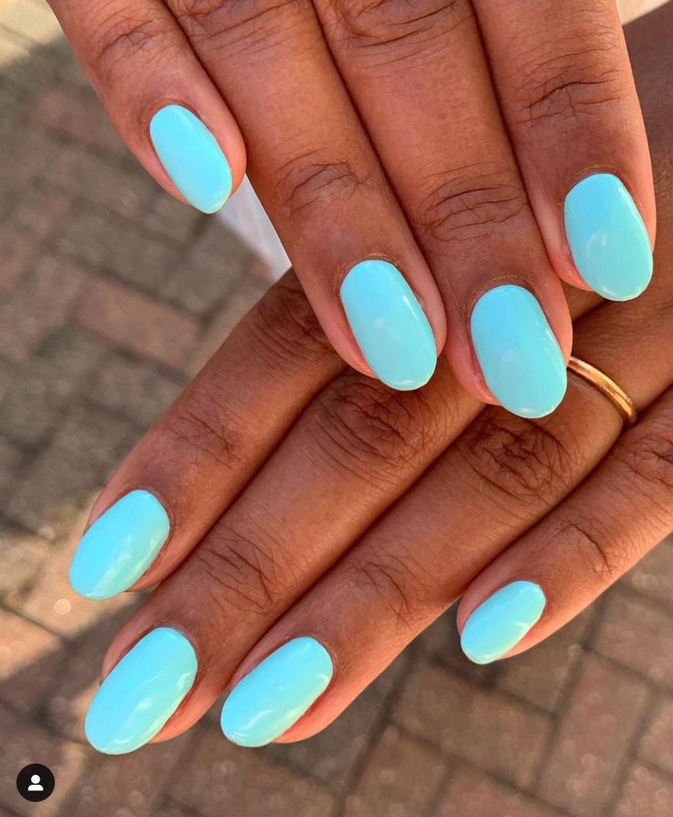 New Nail Colors, Popular Nail Colors, Color For Nails, Teal Nails, Plain Nails, Broken Nails, One Color Nails, Summery Nails, Cute Gel Nails