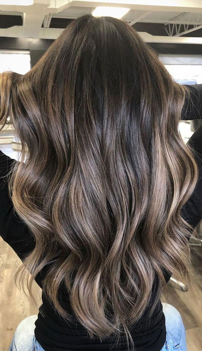 Beautiful Light Brown Hair, Light Brown Hair Color, Balayage Hair Color, Black Hair Balayage, Ash Brown Hair, Brunette Hair With Highlights, Brown Hair Color, Hair Color Light Brown, Brunette Balayage Hair