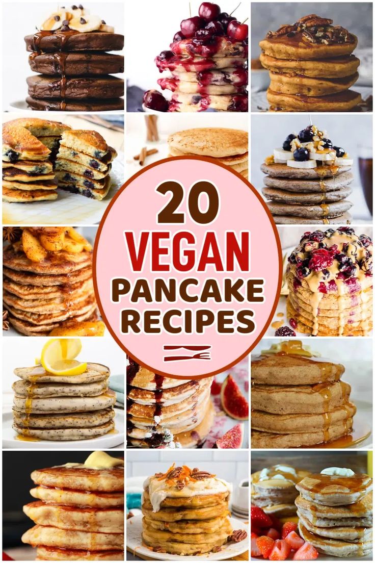 20 vegan pancake recipes that are delicious and easy to make with fresh fruit