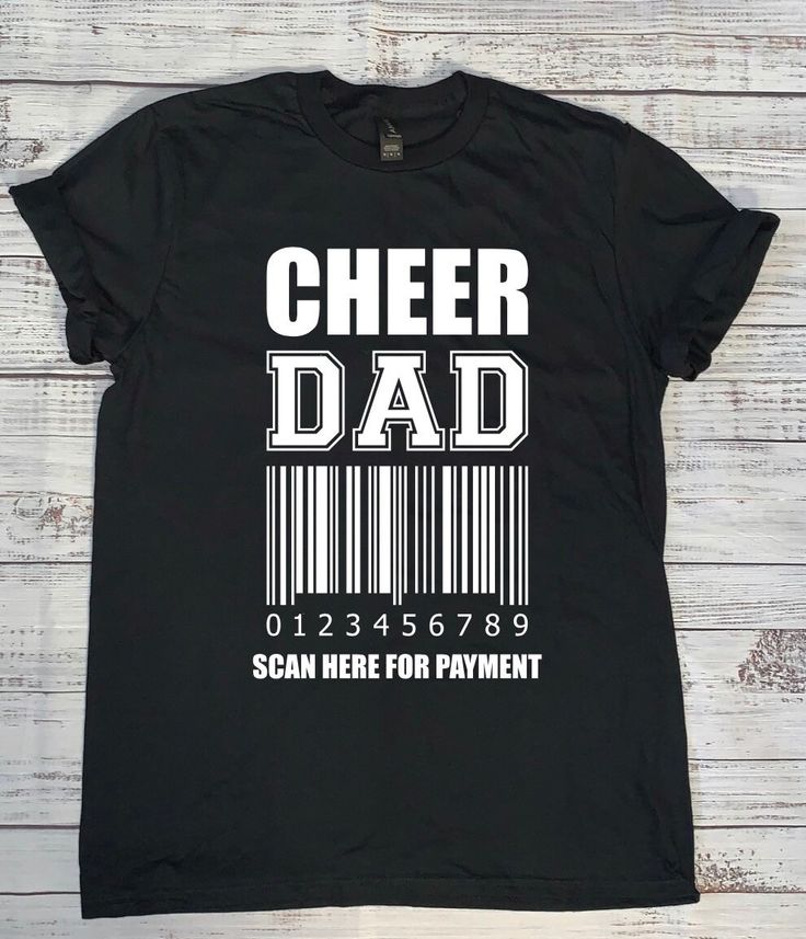 Cheer Dad scan for payment T-shirt. Cheer Dad Shirt Ideas, Dad Shirt Ideas, Cheer Dad Shirt, Cheerleading Picture Poses, Cheer Dad Shirts, Cheerleading Pictures, Clothing Crafts, Dad Shirts, Nov 1