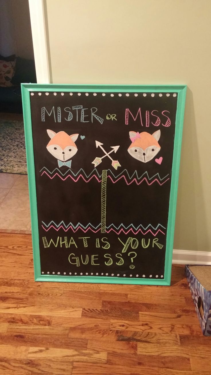 a blackboard with writing on it that says mister and miss what is your guess?