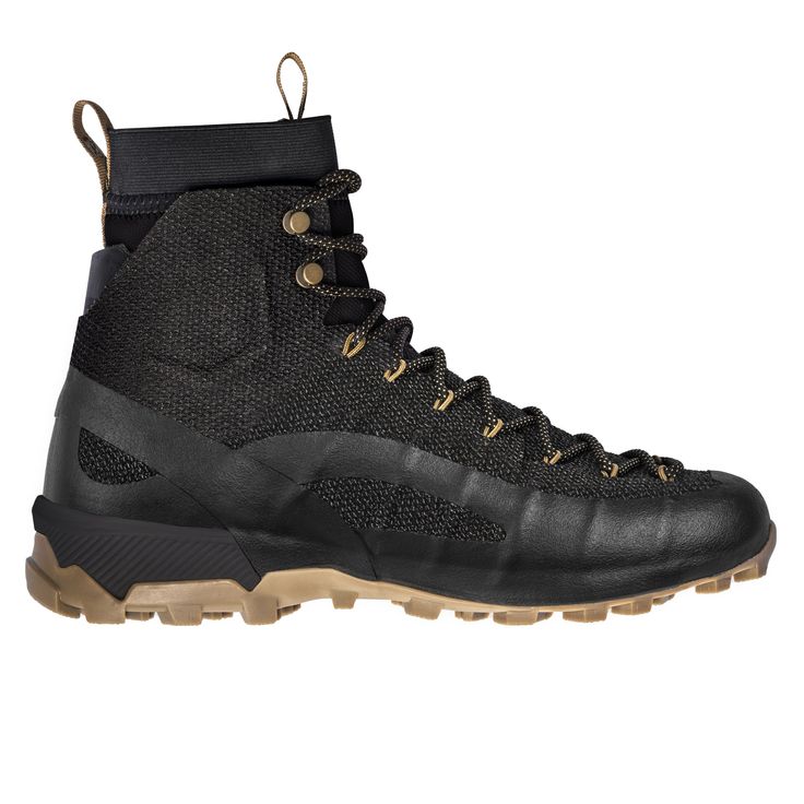 Naglev Combat Waterproof Boot - Black | Hiking Boots | Huckberry Gore-tex Tactical Adventure Boots, Gore-tex Tactical Boots For Adventure, Tactical Gore-tex Abrasion-resistant Boots, Waterproof Hiking Boots Techwear Style, Waterproof Hiking Boots In Techwear Style, Waterproof Techwear Boots For Outdoor Work, High-top Techwear Boots With Vibram Sole, Techwear High-top Leather Boots, Abrasion-resistant Techwear Boots For Outdoor