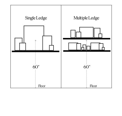 the floor plan for an apartment with two levels and three levels on each level are shown in