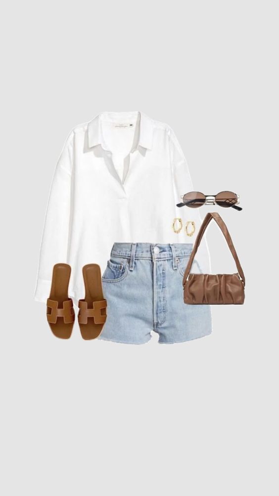 15 Cute Spring and Summer 2024 outfits you will surely love Chique Outfit, Europe Outfits, Paris Mode, Casual Day Outfits, Casual Chic Outfit, Looks Chic, Mode Inspo, 가을 패션, Summer Fashion Outfits