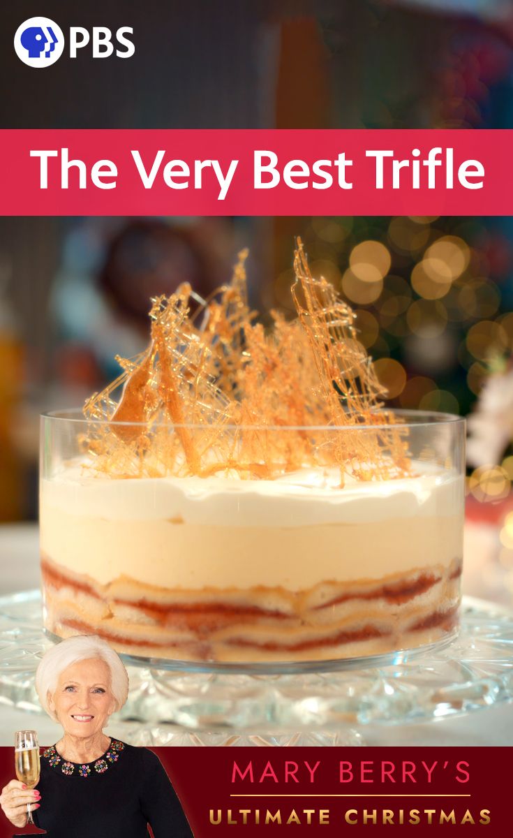 mary berry's ultimate christmas dessert the very best trifle by mary berrys