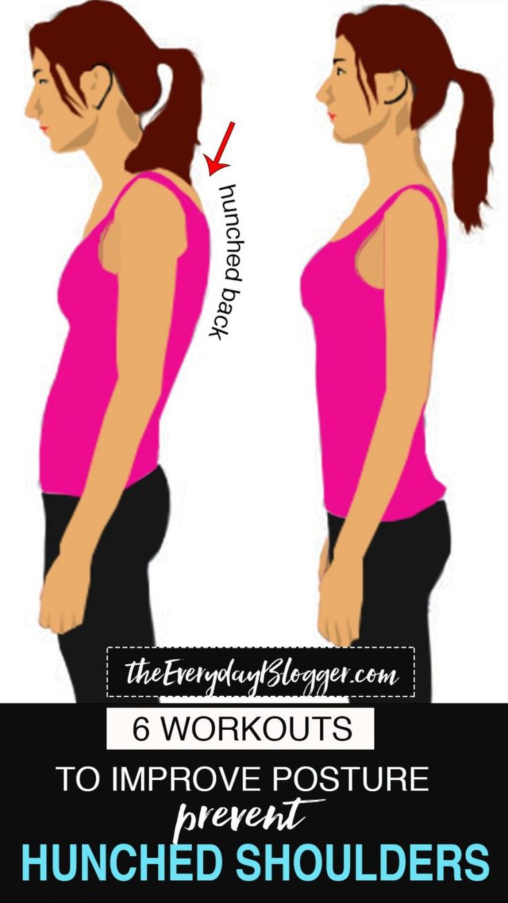 a woman's back and shoulders are shown with the text, how to improve posture for