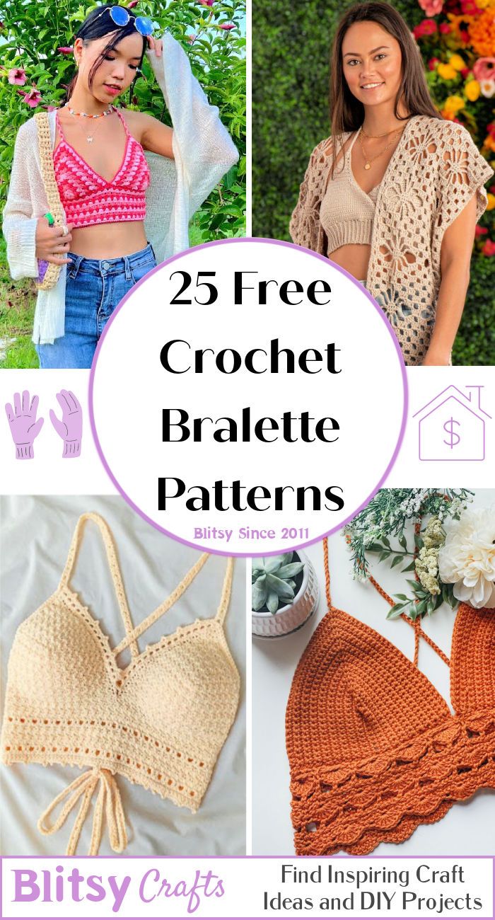 Crochet Bralette Patterns, Crochet Bra Top Pattern, Crochet Bralet, Crochet Bra Pattern, Crochet Bralette Pattern, Crochet Bra Top, Crochet Halter Top Pattern, Bralette Pattern, Crochet Bra