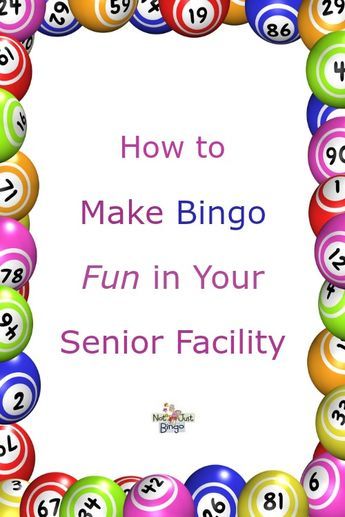 a frame made out of pool balls with the words how to make bingo fun in your senior facility