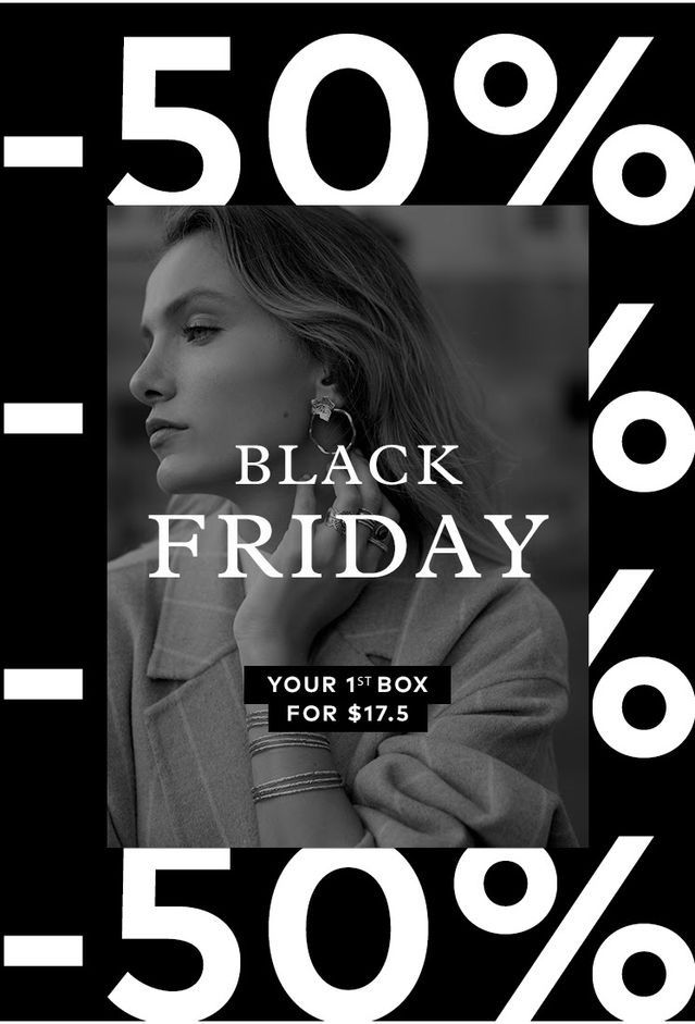 the black friday sale is up to 50 % off