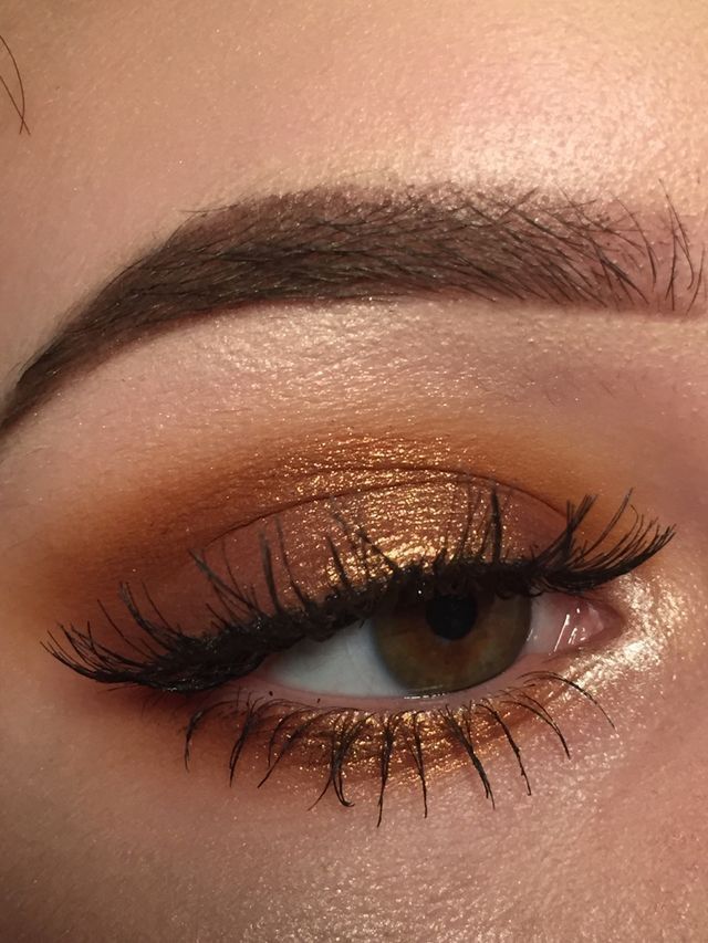 | skittlesprinkles | Makeup Party Night, Warm Makeup, Maquillage On Fleek, Bold Eye Makeup, Gold Eye Makeup, Makeup Tip, Make Up Inspiration, Smink Inspiration, Beauty Make-up