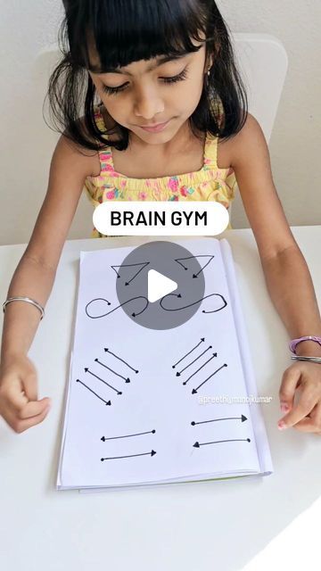 Logapreethi | Kids Activities on Instagram: "Brain gym #like #savethis  Simple and effective brain gym for kids  It helps in  ✨Hand eye coordination  ✨Focus  ✨Attention span  ✨Observation skill  Follow @preethi_manojkumar for more screen free play ideas  Activity inspired by @toddlers_play_chronicles  #activityideas#kidsactivity#braingym#observation#kidsbrain#earlylearning#homeschooling  [kidsactivity, brain booster, brain gym, education]" Vestibular Activities, Gym For Kids, Brain Gym For Kids, Brain Booster, Fun Brain, Brain Gym, Free Play, Attention Span, Screen Free