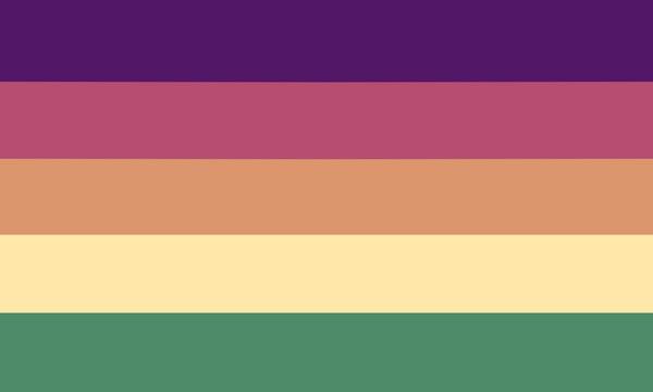 an image of the color palette in shades of purple, yellow and green