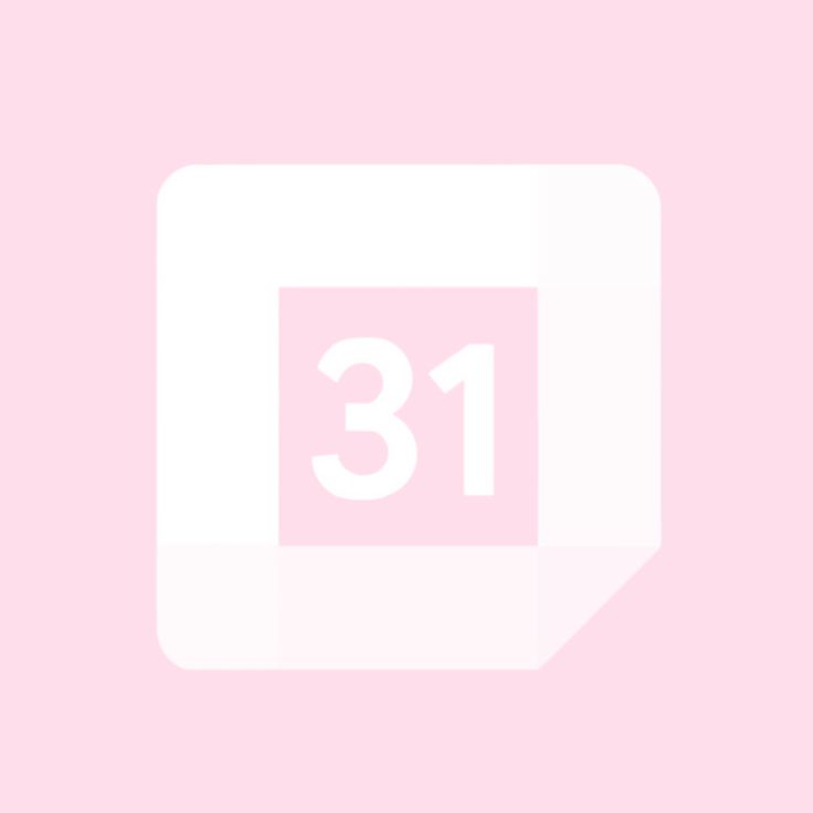 the number 31 is displayed in white on a pink background