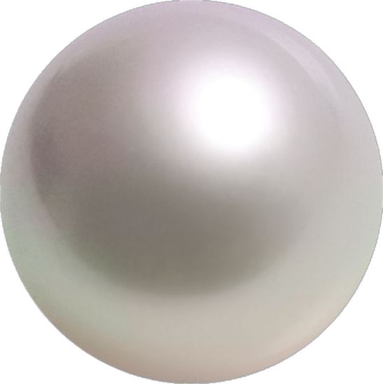 a white ball ornament on a white background